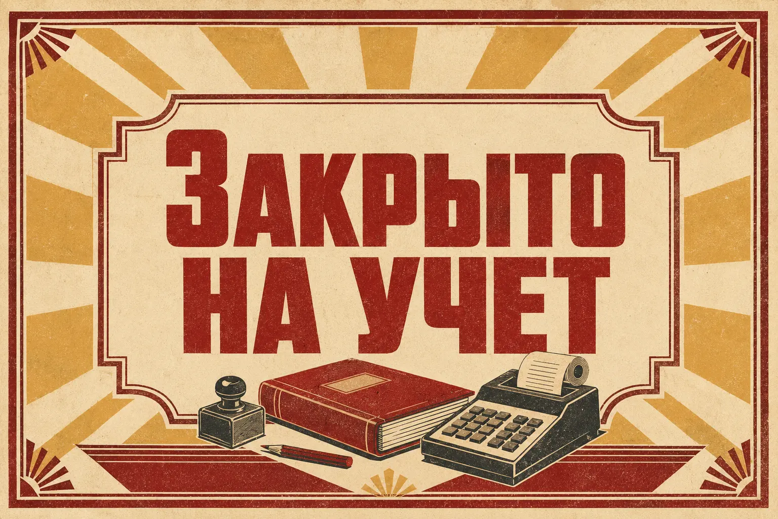 Закрыто на учет